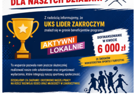 DOFINANSOWANIE „Aktywni Lokalnie”
